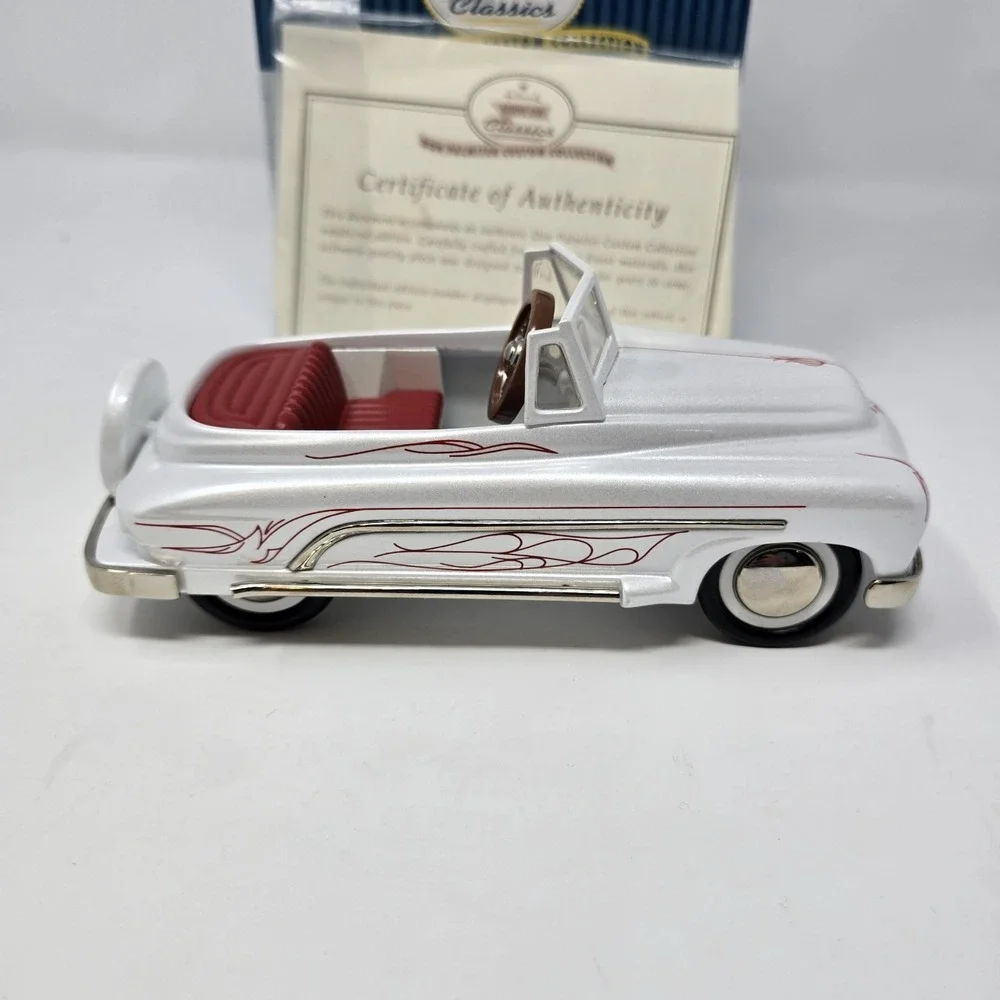 Hallmark Kiddie Car Classics 1950s Custom Convertible Don Palmiter QHG7101 White